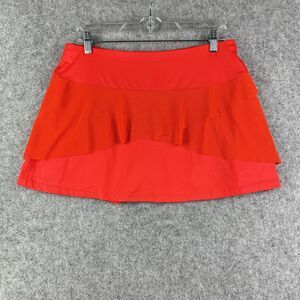 Tail Skirt Skort Womens M Bright Mesh Layered Tennis Golf Sports Athletic Pocket